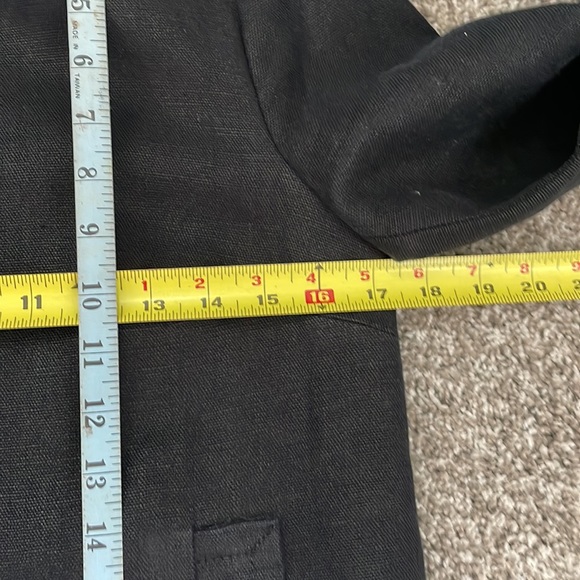 Talbots Black Linen Jacket - Picture 4 of 9
